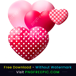 Valentine day different variant clipart png image