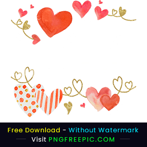 Happy valentine day png design of love decoration image