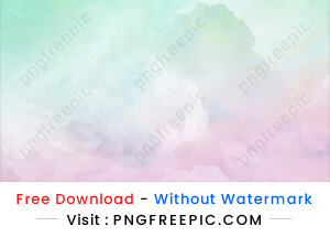 Watercolor hand pastel illustration sky background