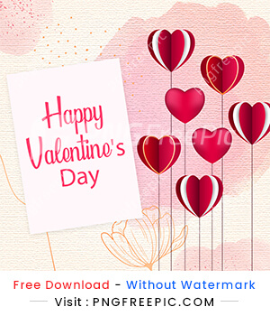 Happy valentines day love decoration abstract design