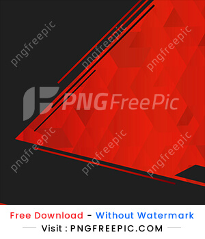 Polygon geometric red abstract background design