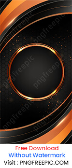 Gradient black backgrounds wavy circle frames design