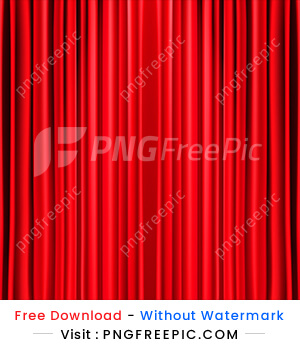 Red background stage curtain theater opera scene drape