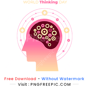 22 February world thinking day vector png image