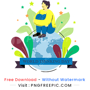 World thinking day clipart image png