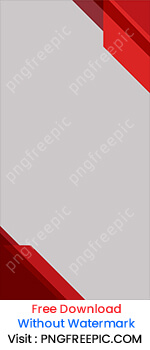 Simple red shape gray background vector image