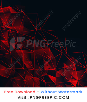 Technology red glowing low poly mesh background image