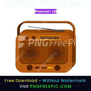 World radio day february 13 illustration image png